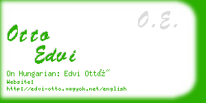 otto edvi business card